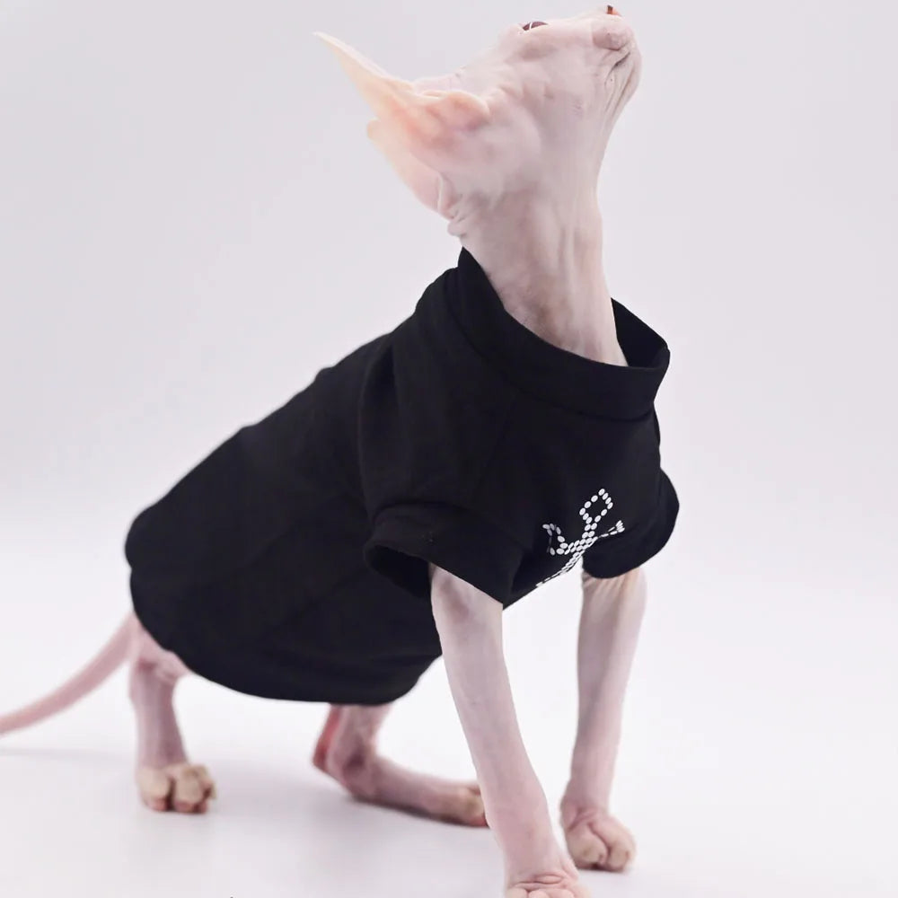 Camiseta Suave y Transpirable para Gatos sin Pelo y Perros Pequeños | Comodidad y Estilo
