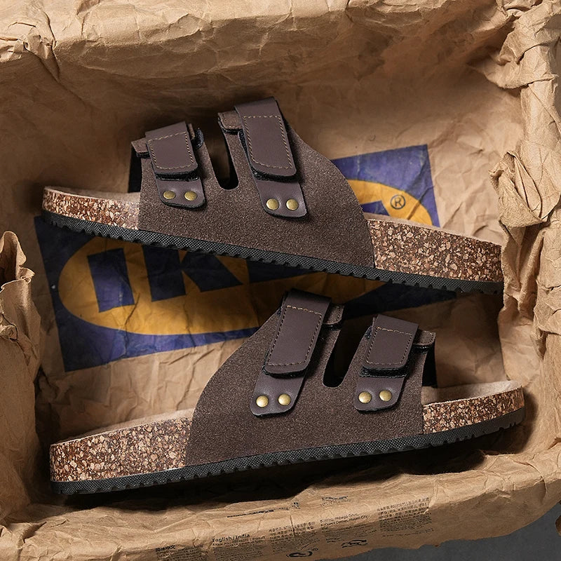 Men's Sandals, Fashionable and Versatile Casual Sandals for Couples, Suitable for Walking and Leisure, Suitable for Indoor and Outdoor Use, Beach-Friendly, Unisex, Suitable for All Seasons
