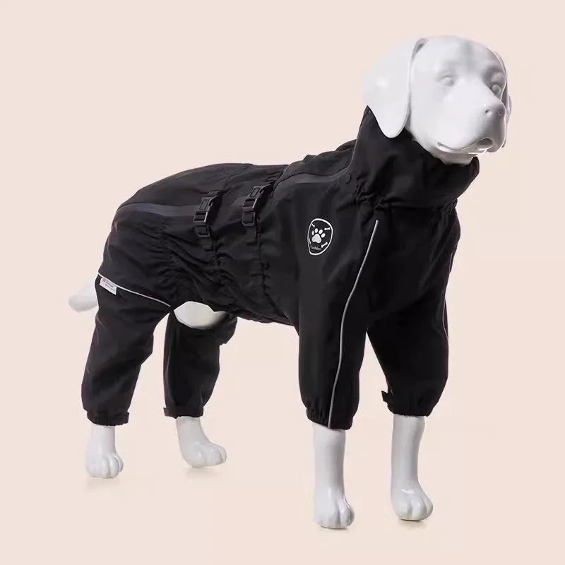 Waterproof Reflective Dog Raincoat | Adjustable Pet Jacket