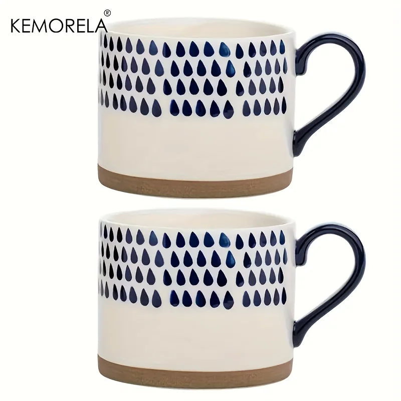 Hand-Painted Ceramic Coffee Mugs | Stylish & Microwave Safe