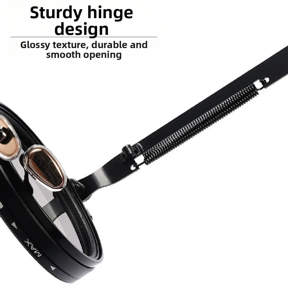Retro Adjustable Dimming Sunglasses | 9-Level UV Protection