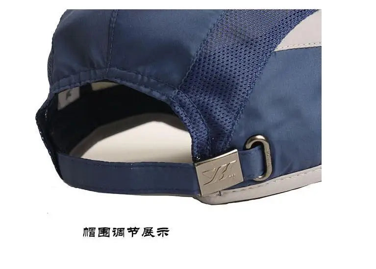 Classic Men's Tide Spring Summer Peaked Cap Quick-drying Sports Sun Hat Women's Baseball Cap Casual Versatile Outdoor Running
