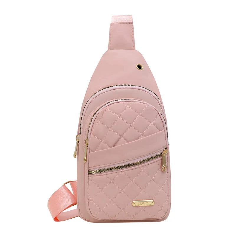 Waterproof Chest Bag for Women | Fashionable Anti-Theft Sling Backpack