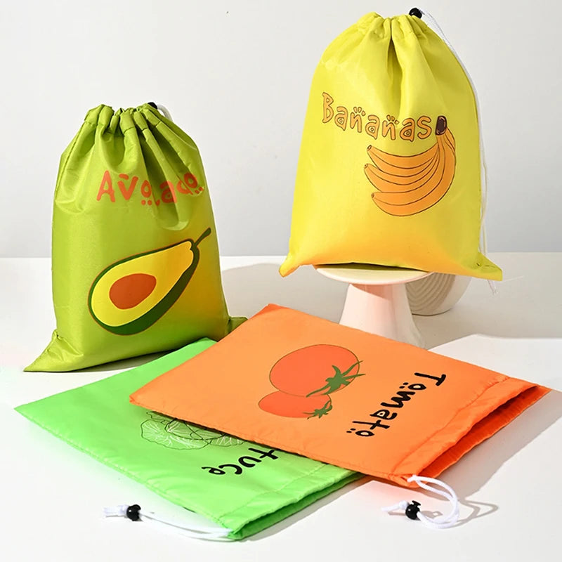 Reusable Fruit Vegetable Freshkeeping Storage Bag | Eco-Friendly