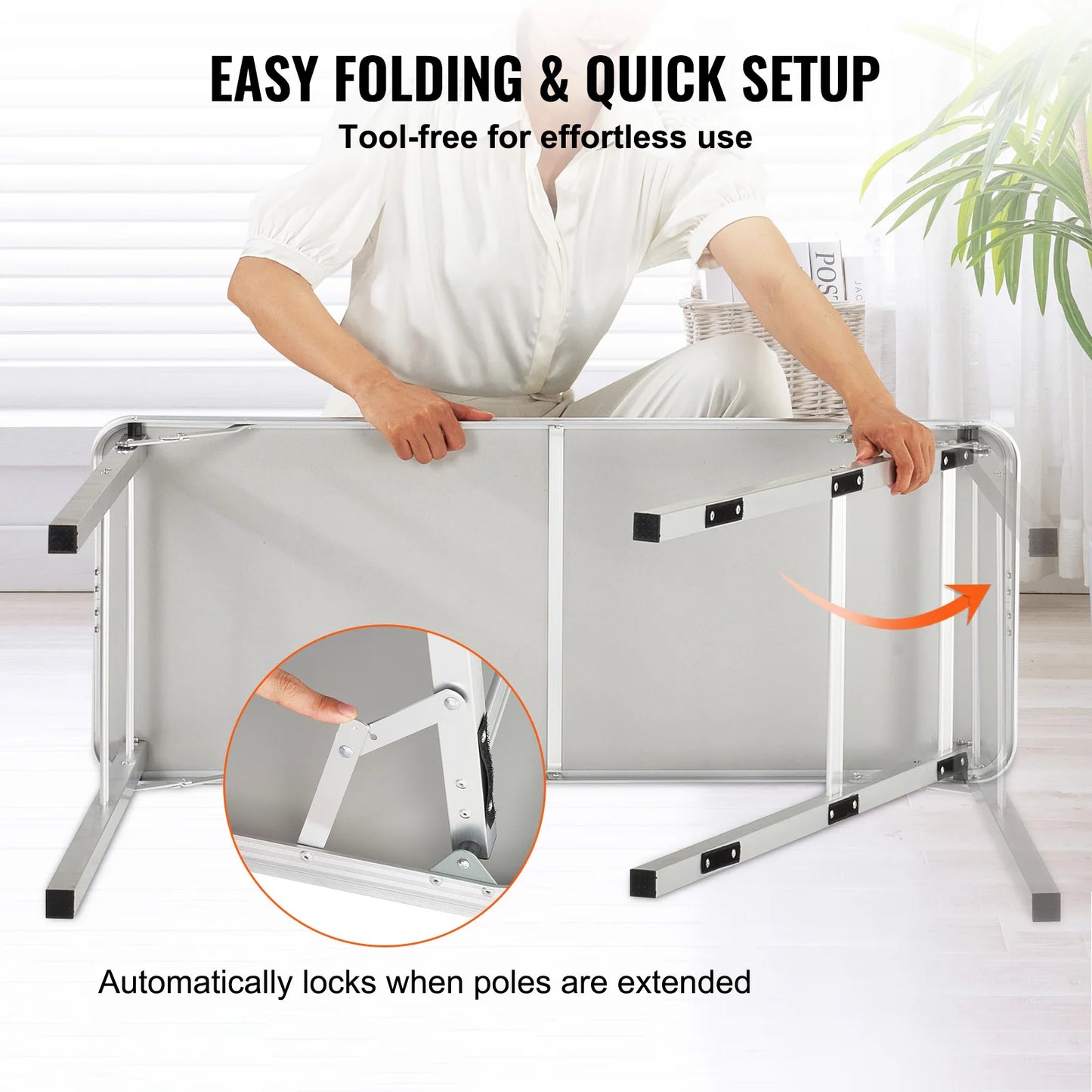 Folding Portable Bar Table | Ideal for Events and Exhibitions