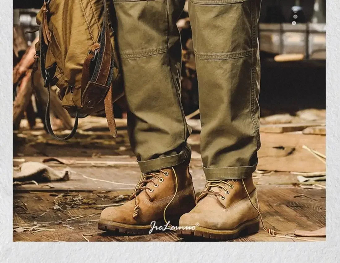 Men's Loose Straight Casual Trousers | Comfortable Outdoor Pants
