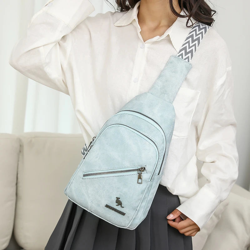 High-Quality Women's Waterproof Chest Bag | Large Capacity Crossbody