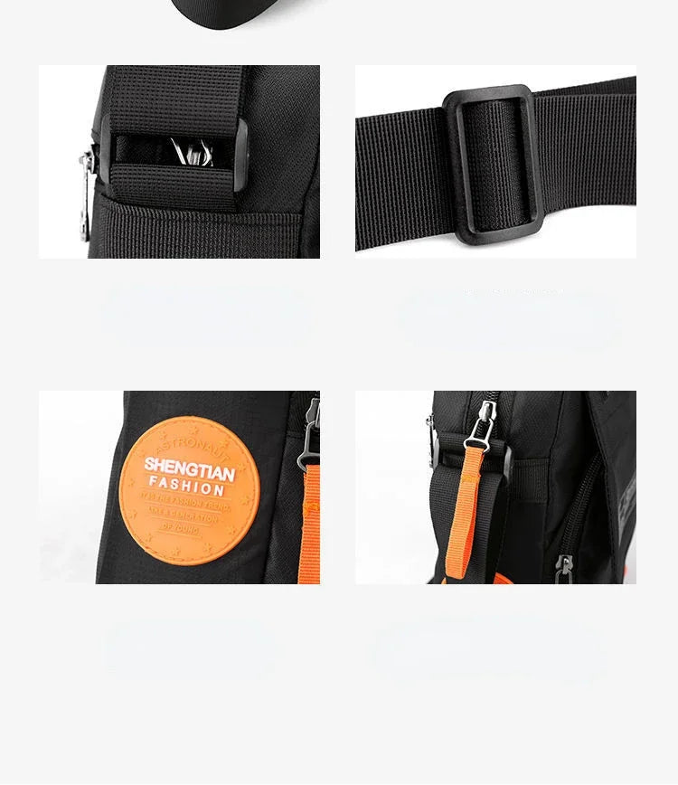 Men's Waterproof Messenger Shoulder Bag | Stylish Crossbody Bag
