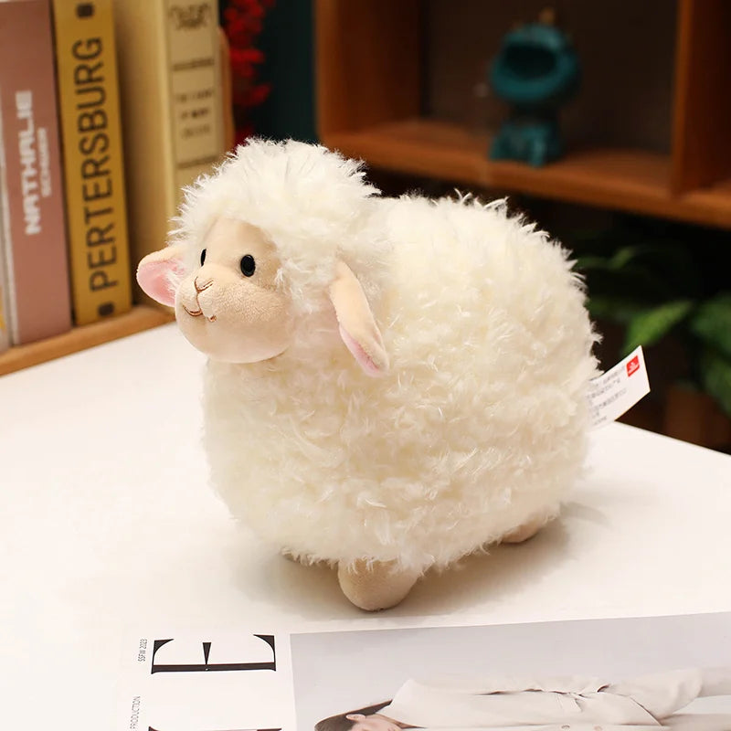 Soft Cotton Candy Plush Sheep Toys | Adorable Stuffed Alpaca Dolls
