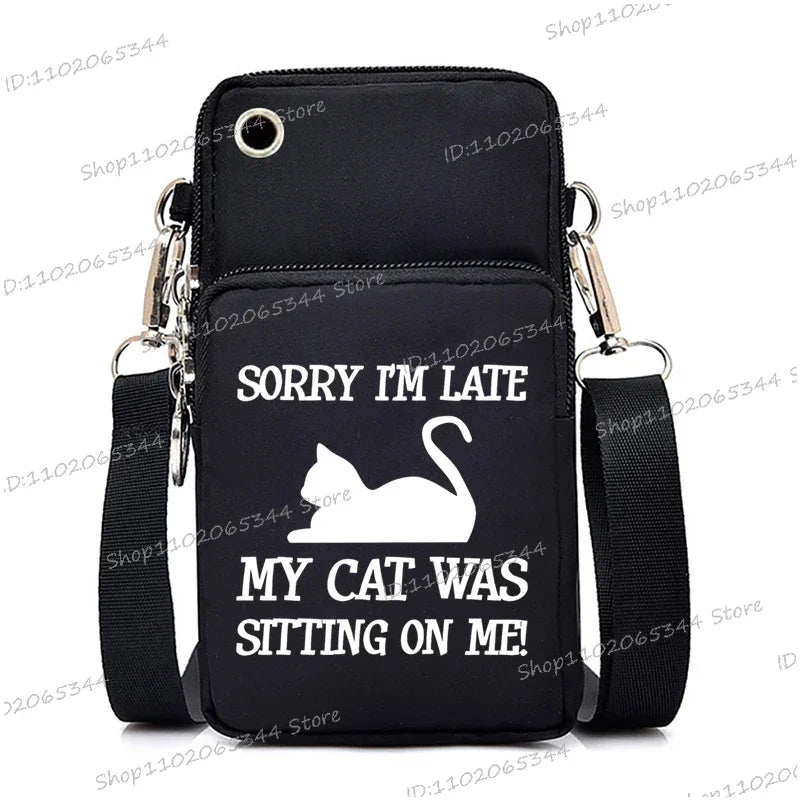 Cartoon Cat Crossbody Bag | Cute Women's Anime Shoulder Purse