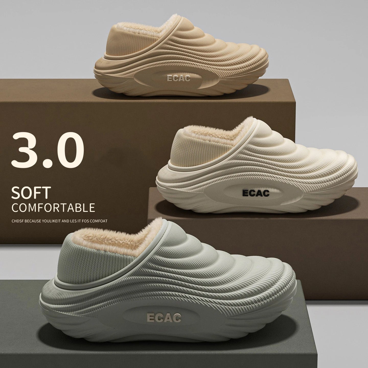 Warm Waterproof Cotton Slippers | Non-Slip Couple Home Shoes