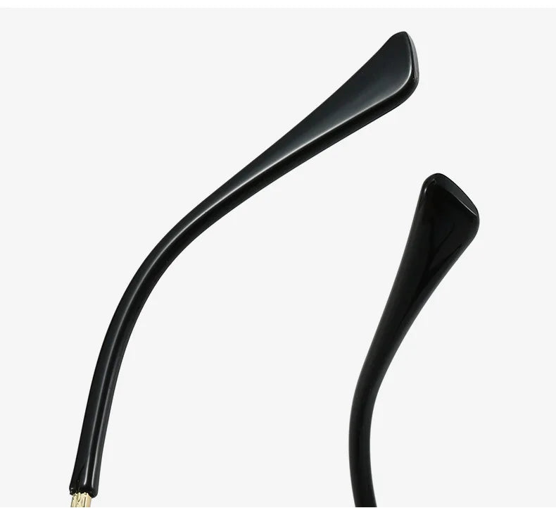 Gradient Cat-Eye Glasses | Retro Y2K Style for Fashion Enthusiasts