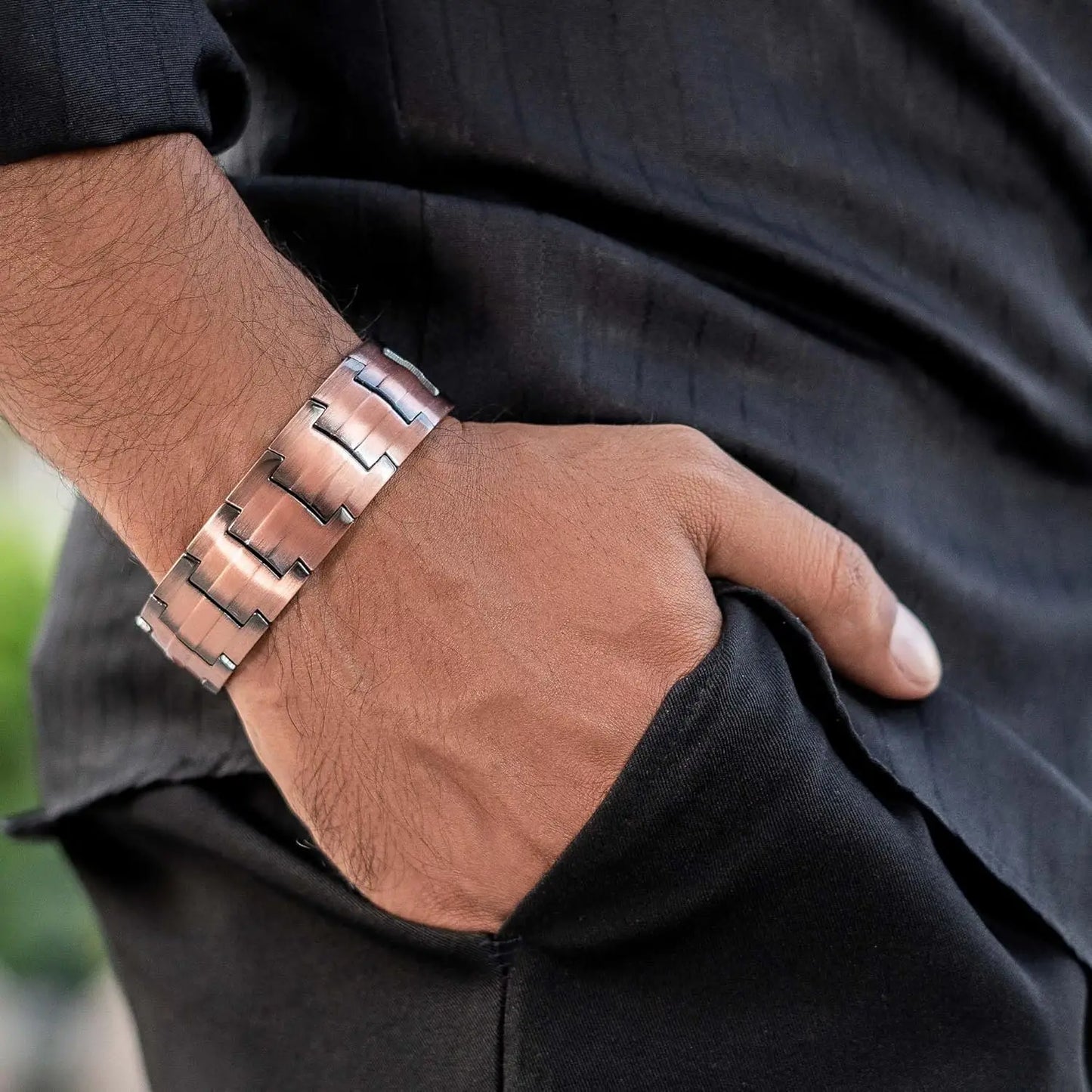 Magnetic Pure Copper Men's Bracelet | Stylish Health Benefits