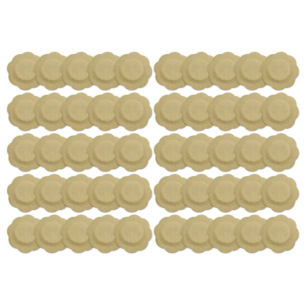 10-50PCS Castor Oil Belly Button Patches | Organic Cotton Self-Adhesive