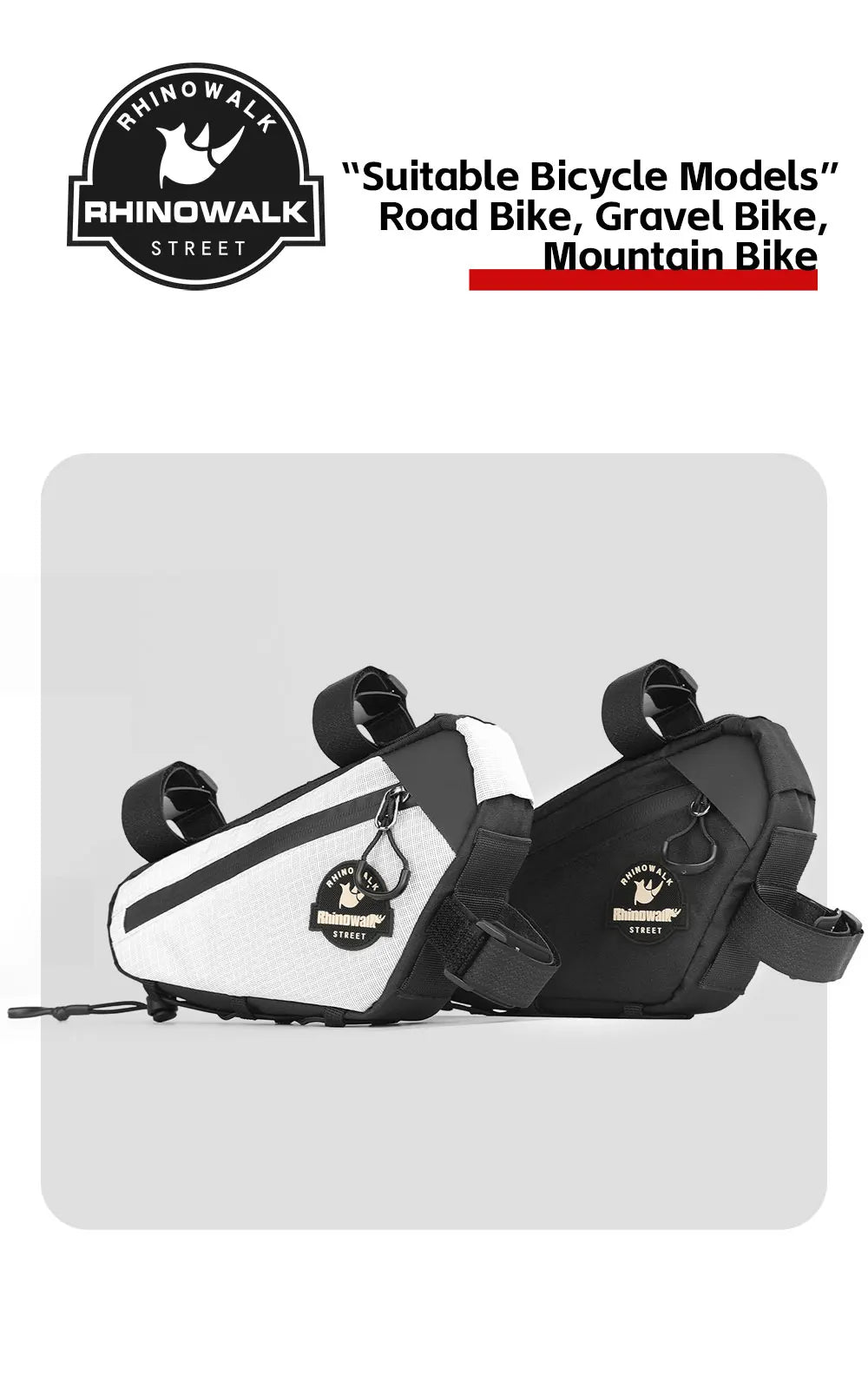Large Capacity Bicycle Hanging Bags | Triangle Crossbody Cycling Bag