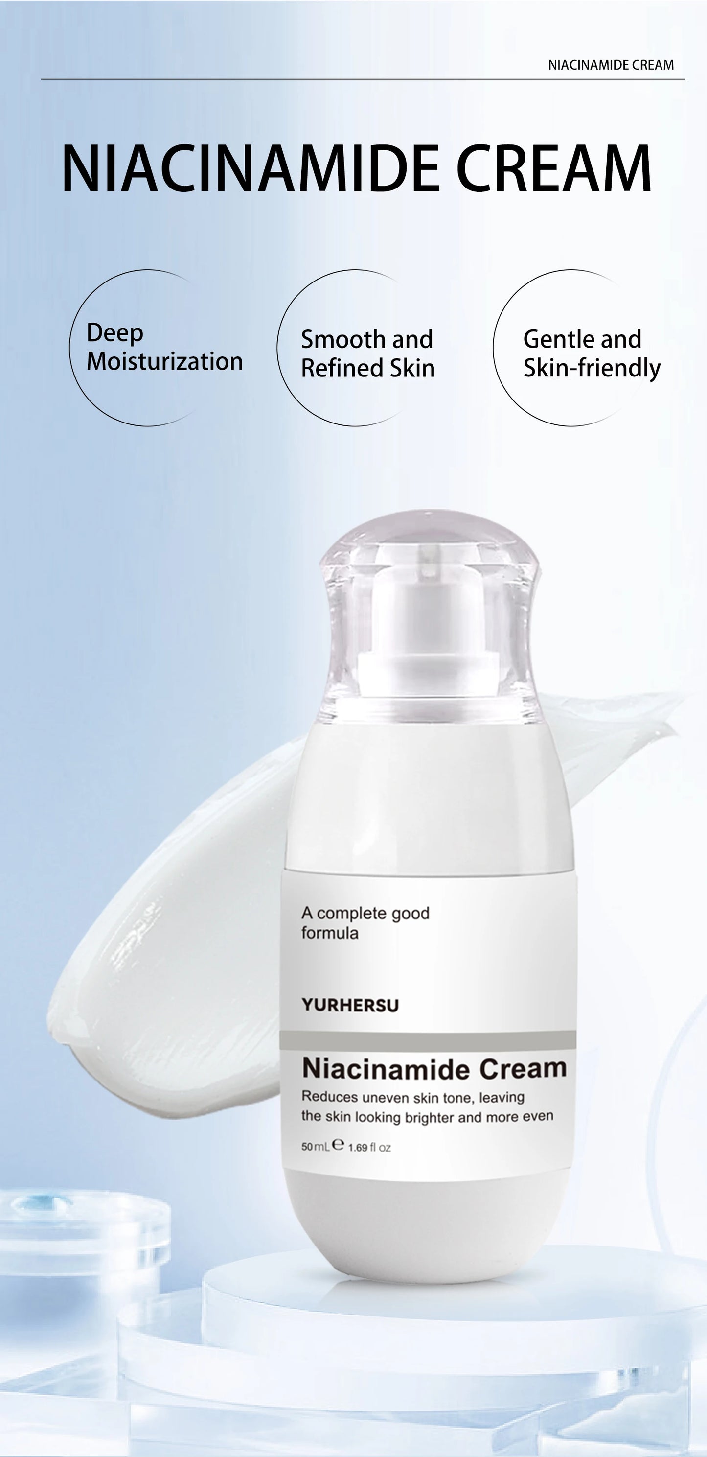 Niacinamide Face Cream | Minimize Pores & Hydrate Oily Skin