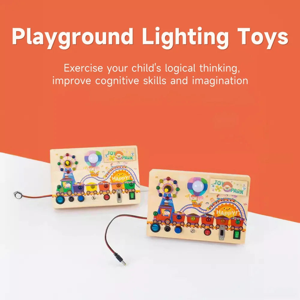 Engaging LED Busy Board | Interactive Sensory Toy for Kids