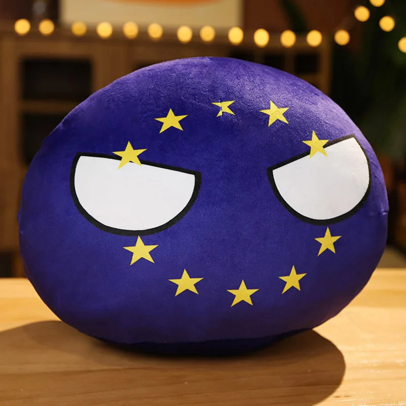 Country Ball Plushies - Fun Stuffed Dolls for All Ages
