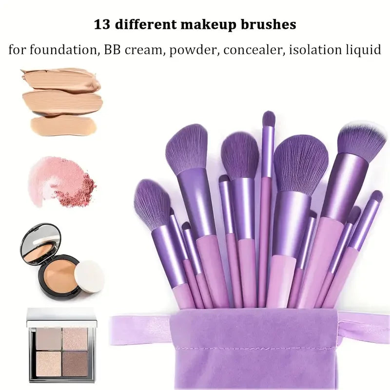 13PCS Ultimate Makeup Brush Set | Flawless Beauty Tools