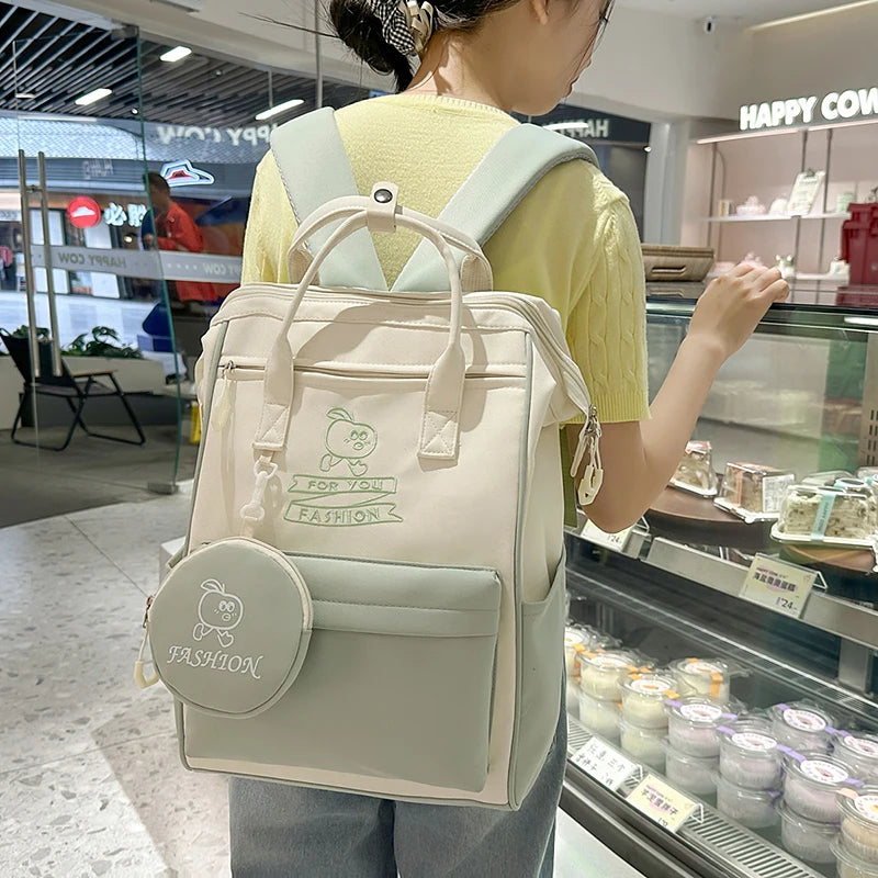 Large-Capacity College Backpack | Stylish & Functional Design