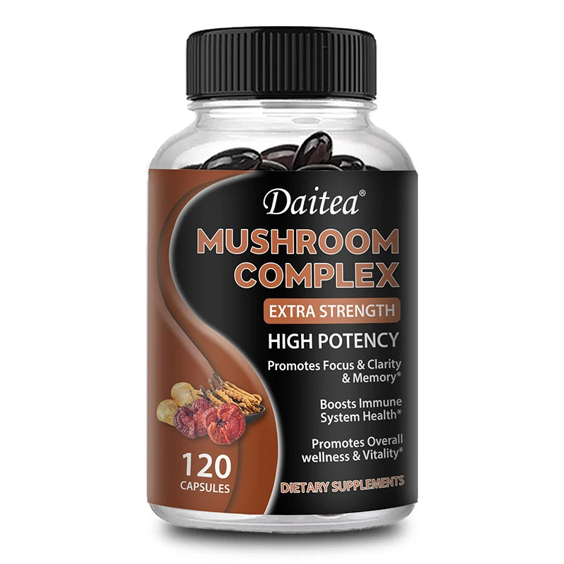 Brain Boosting Mushroom Capsules | Memory & Focus Supplement
