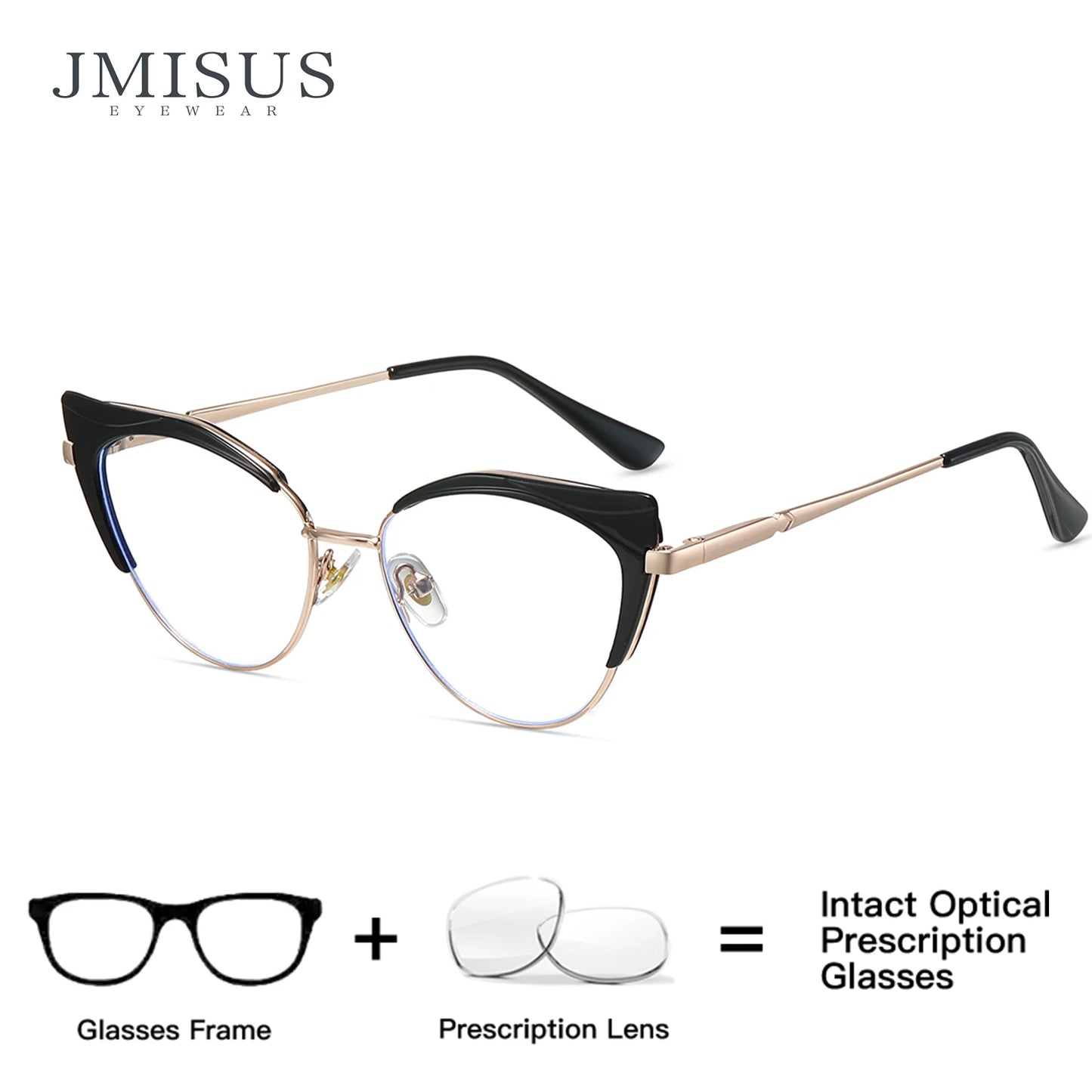 Stylish Women's Cateye Prescription Glasses | Elegant Optical Wear