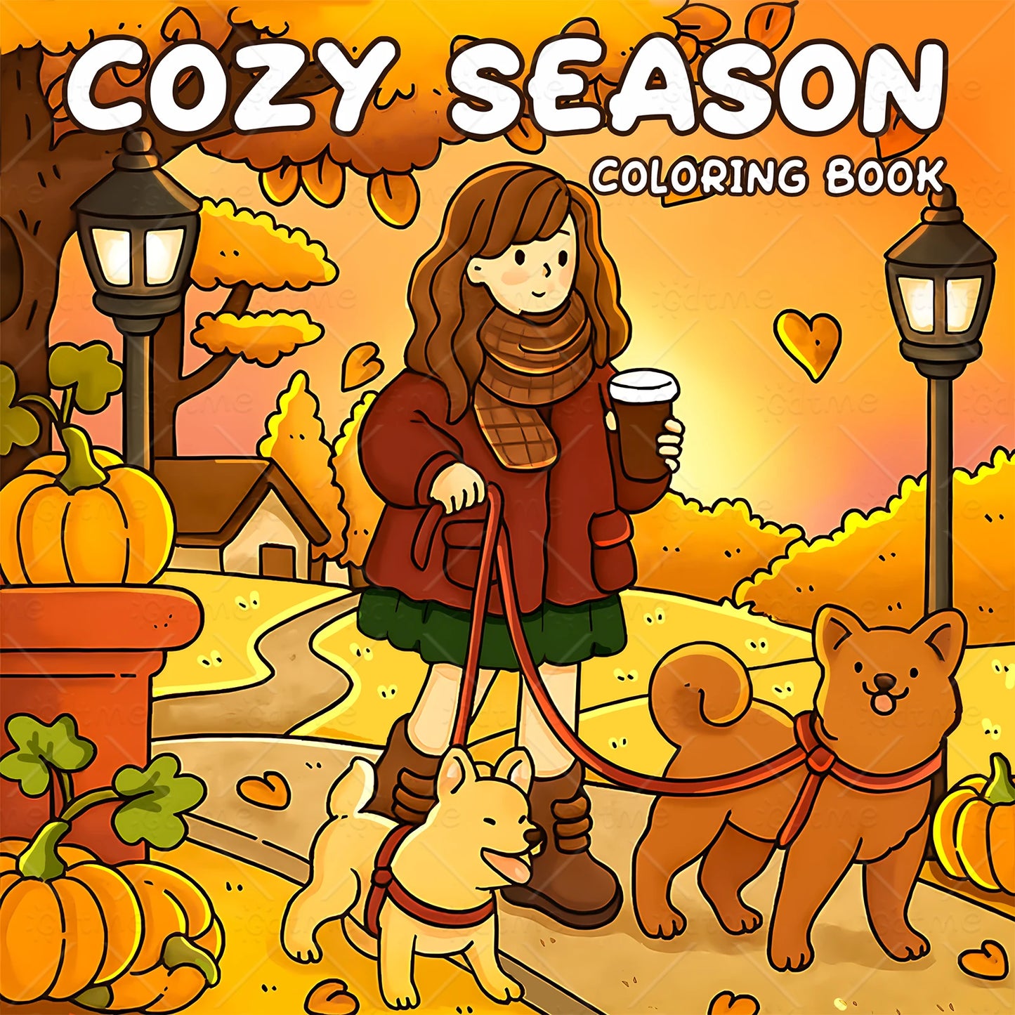 Adult Coloring Book for Relaxation | Cozy Season Designs
