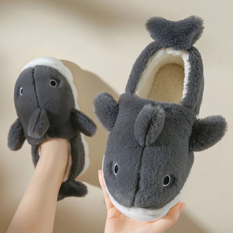 Winter Waterproof Corduroy Cotton Slippers | Cozy Indoor Footwear