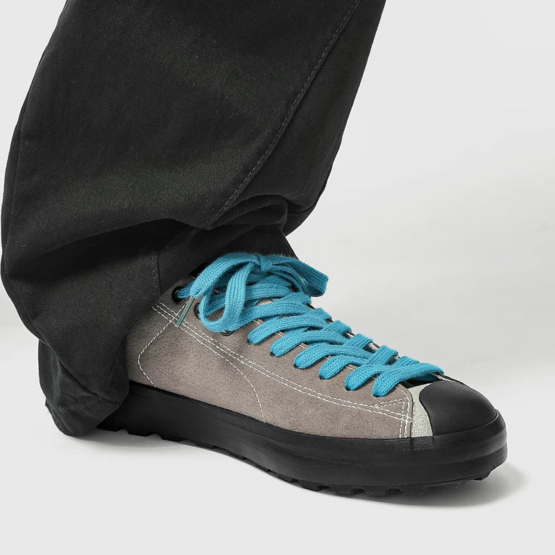 Men's Casual Suede Sneakers | Non-Slip Platform Walking Shoes
