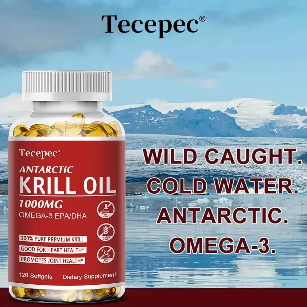 Antarctic Krill Oil Capsules | Omega-3 for Joint & Heart Health