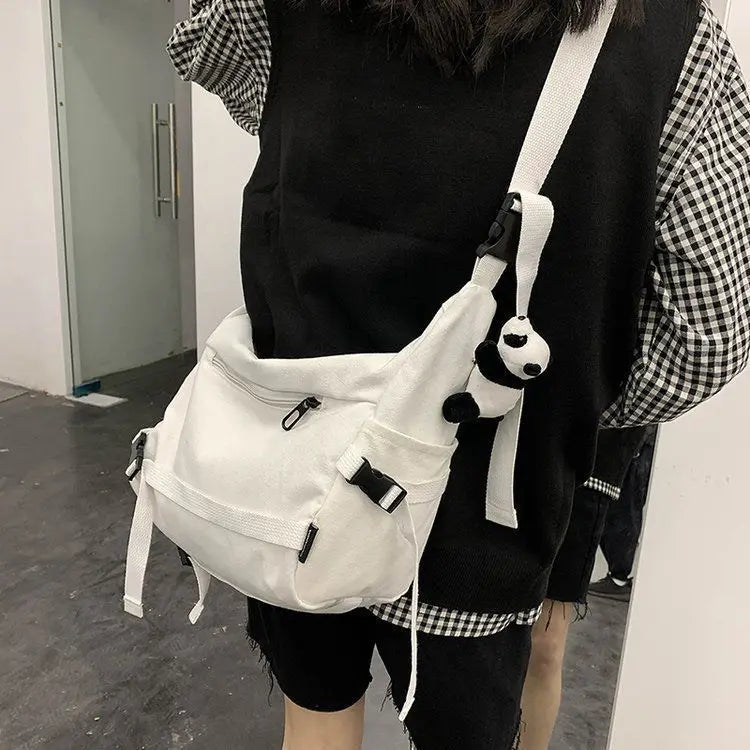 Stylish Canvas Crossbody Bag for Women | Versatile Messenger Purse