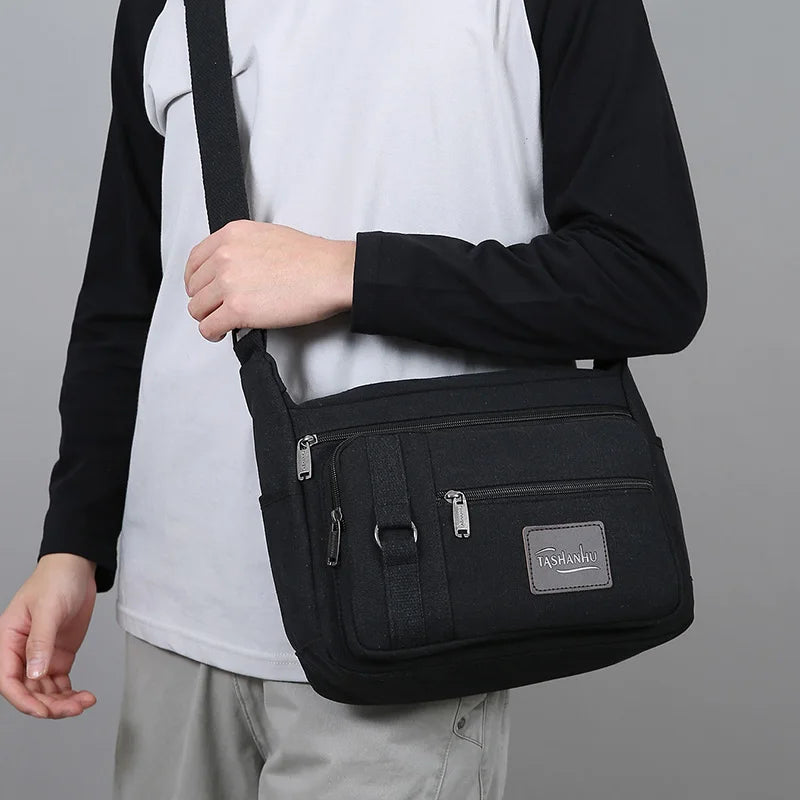 Men's Canvas Shoulder Bags | Stylish Crossbody Messenger Bags