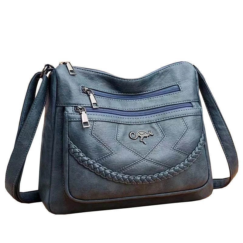 Versatile Neutral Style Shoulder Bag for Traveling & Outings