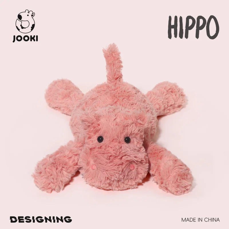 Pink Hippo Plush Toy – Cute Hippopotamus Stuffed Animal Sleep Pillow, Soft Plush Companion Home Decor, Birthday Gift for Kids, Girls & Boys