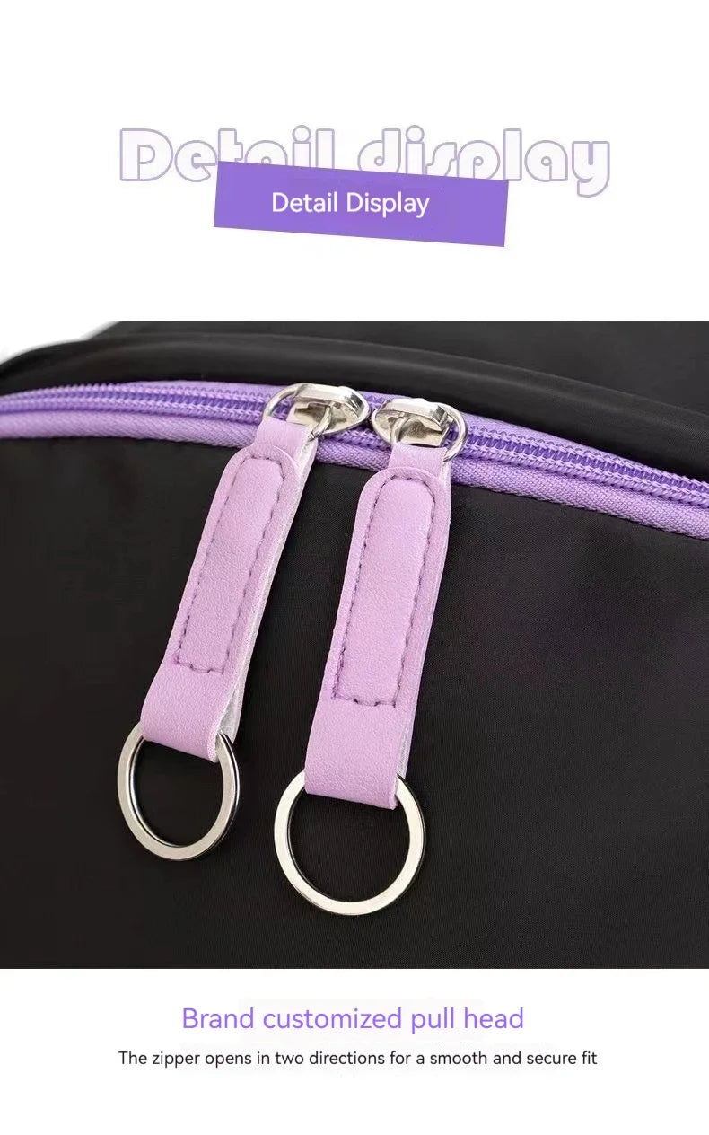 Cute Nylon Schoolbag Backpack for Teenagers | Durable & Stylish