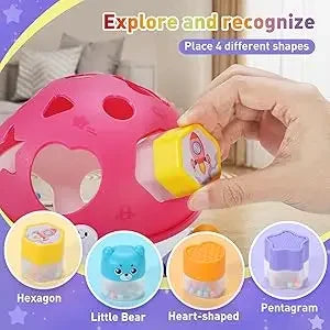 Light Up Baby Toys | Engaging Montessori Shape Sorter for Play