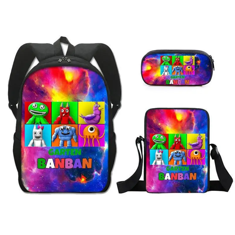 Stylish Garden Game Backpack | Versatile Student Shoulder Bag