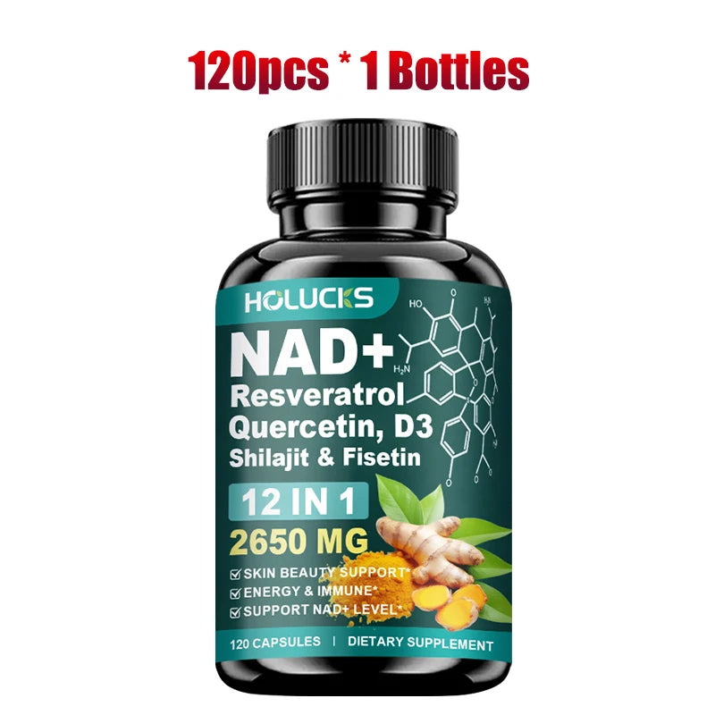NAD+ Supplement with Resveratrol for Women | Energy & Anti-Aging