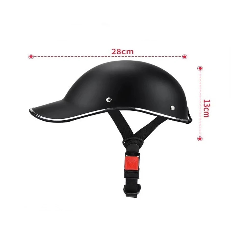Retro Baseball Helmet with Extended Brim | Unisex Sun Protection