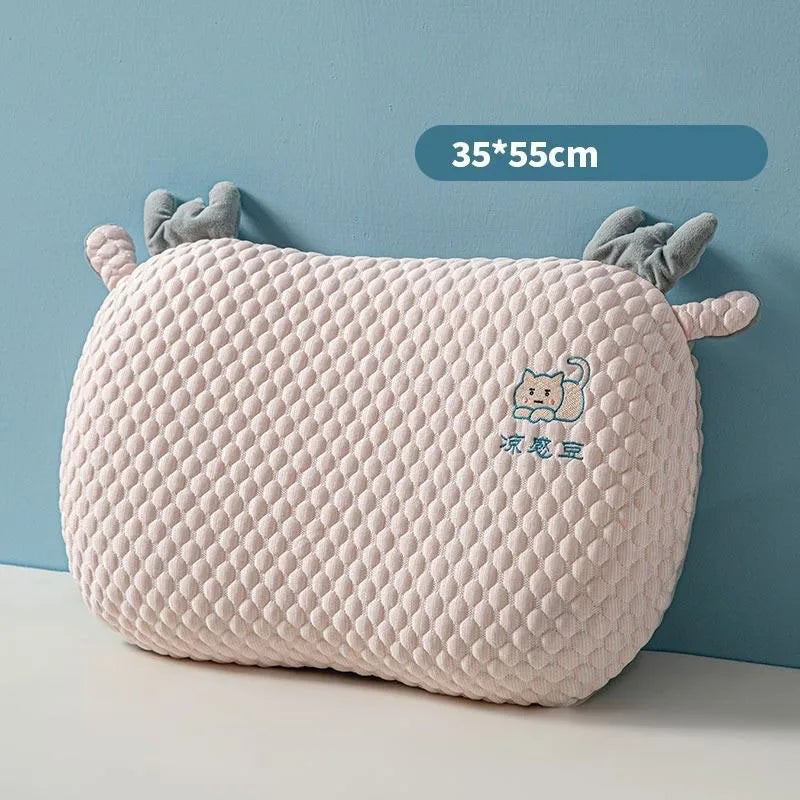 Cute Cartoon Cat Belly Pillow | Summer Ice Cooling Cushion