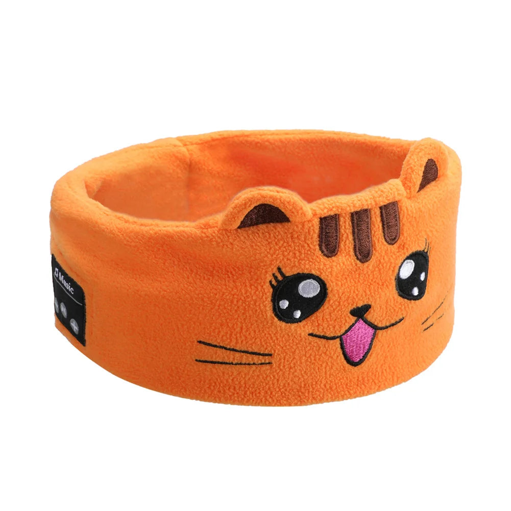 Wireless Cartoon Animal Music Earphones | Kids Eye Mask Headphones