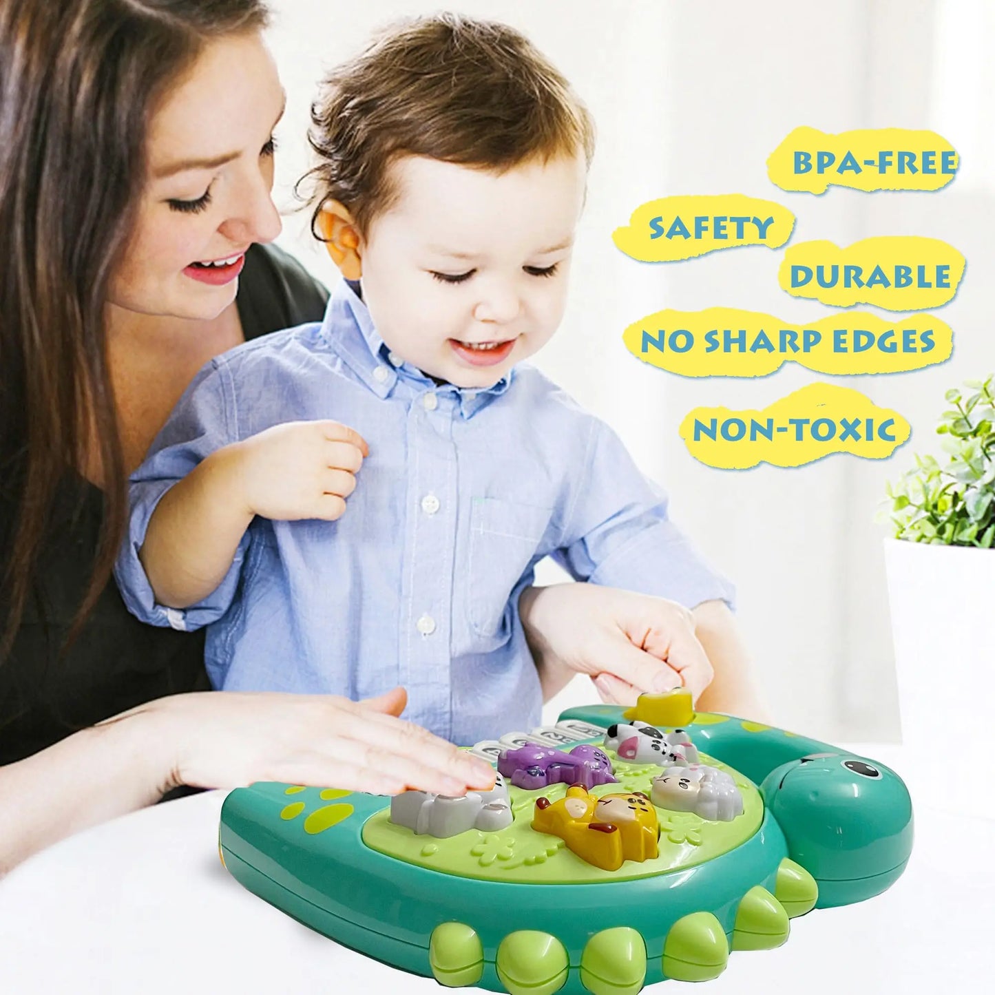 Instrumento musical y juguete de sonido de animales para niños | Engancha y educa