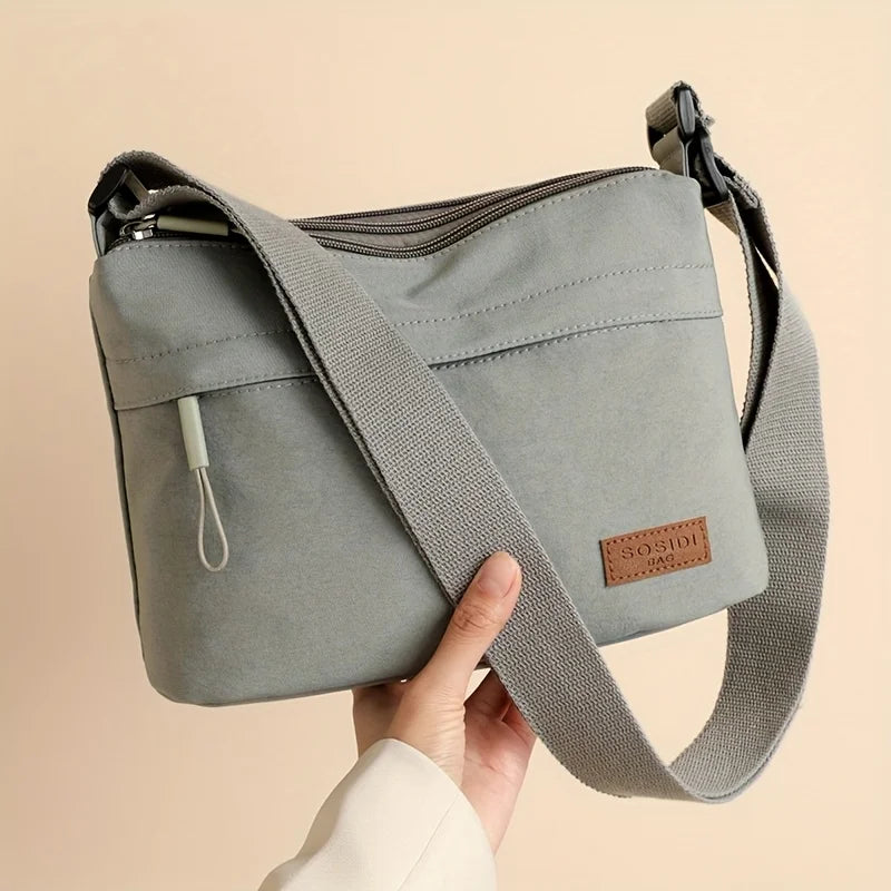 Bolso bandolera de nailon para mujer | Accesorio elegante para el día a día