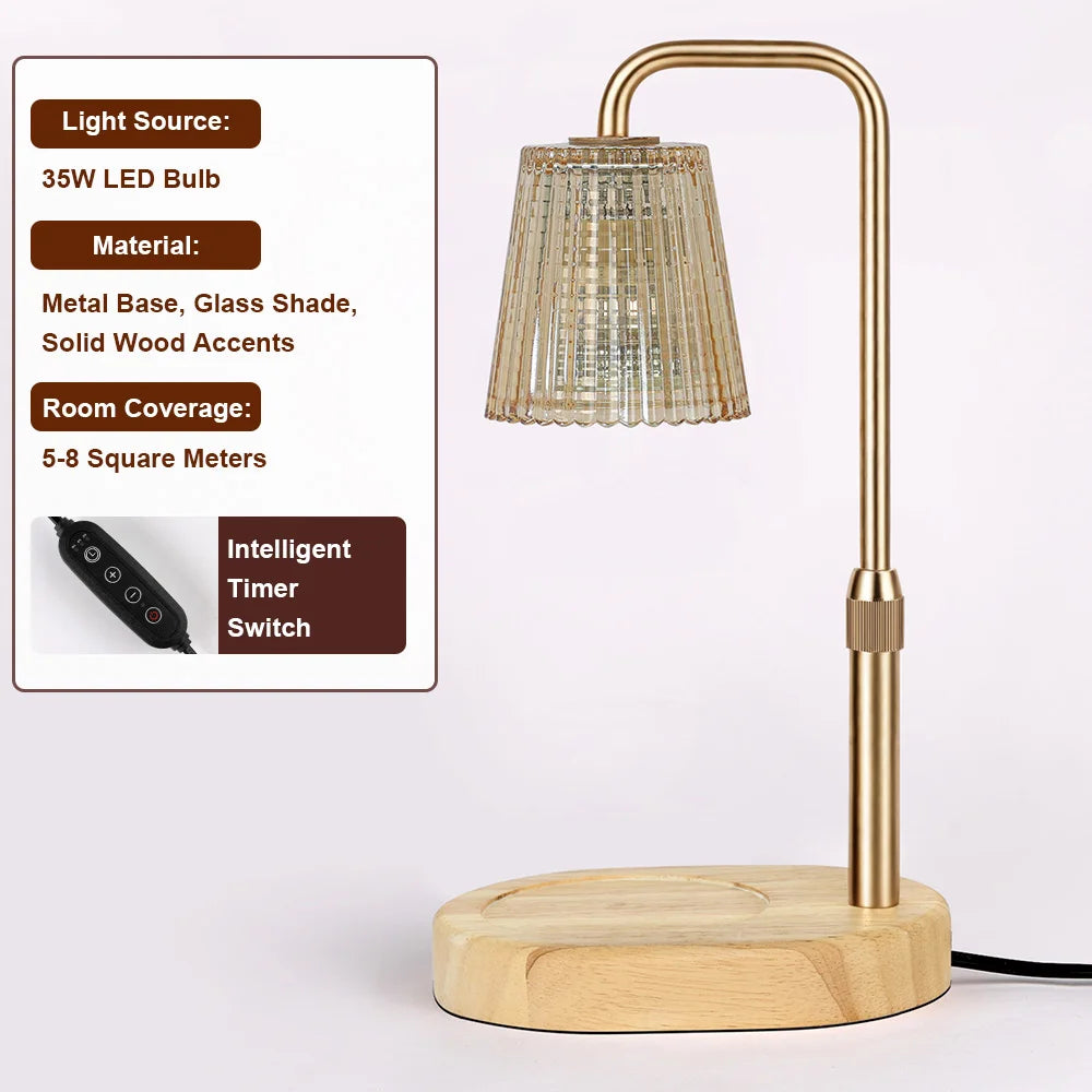 Electric Wax Melts Timer Candle Warmer Lamp | Aromatherapy Decor
