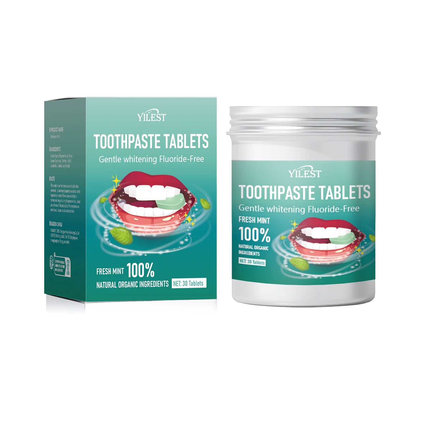 Mint Flavor Toothpaste Tablets | Fresh Breath & Oral Hygiene