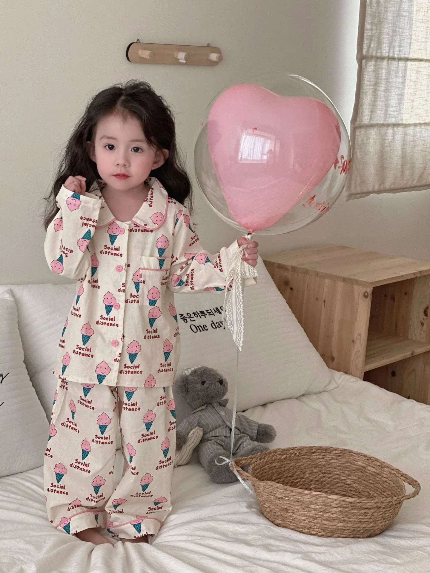 Spring Children's Cartoon Homewear Outfits | Cute Pajamas Set
