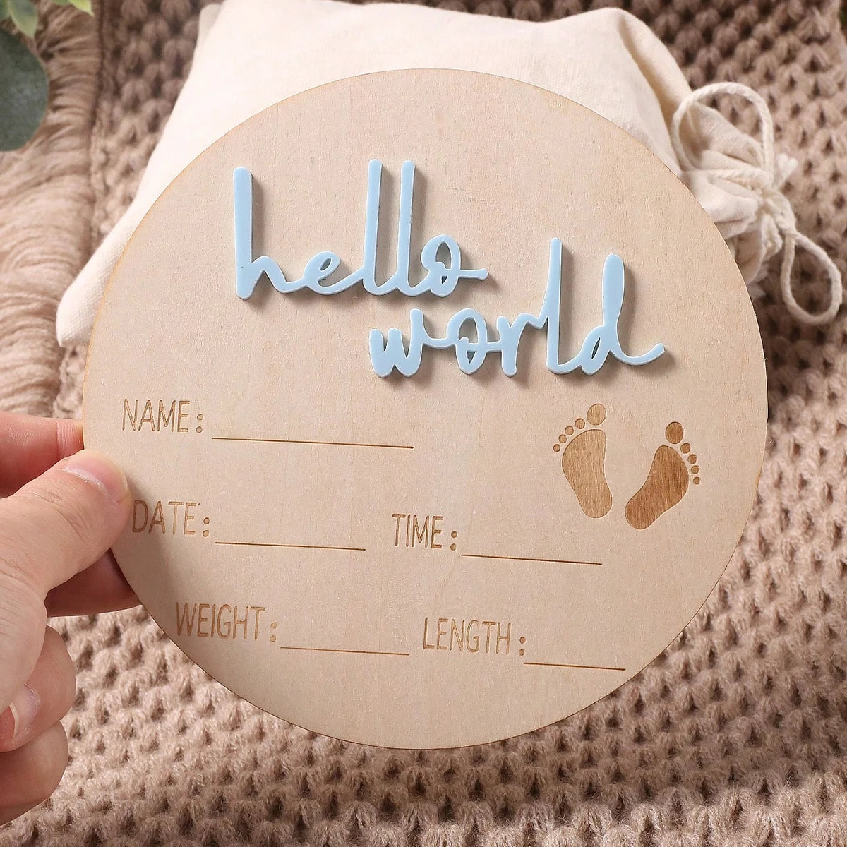 Newborn Baby Photo Props | Cute Wooden Photography Ideas