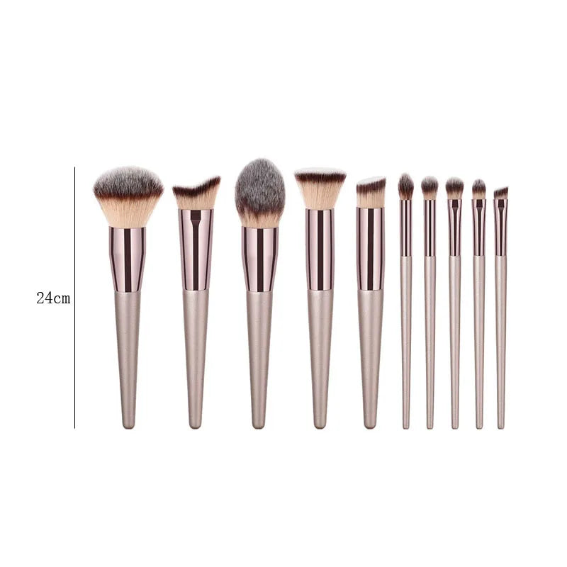 Champagne Makeup Brush for Flawless Foundation & Blending