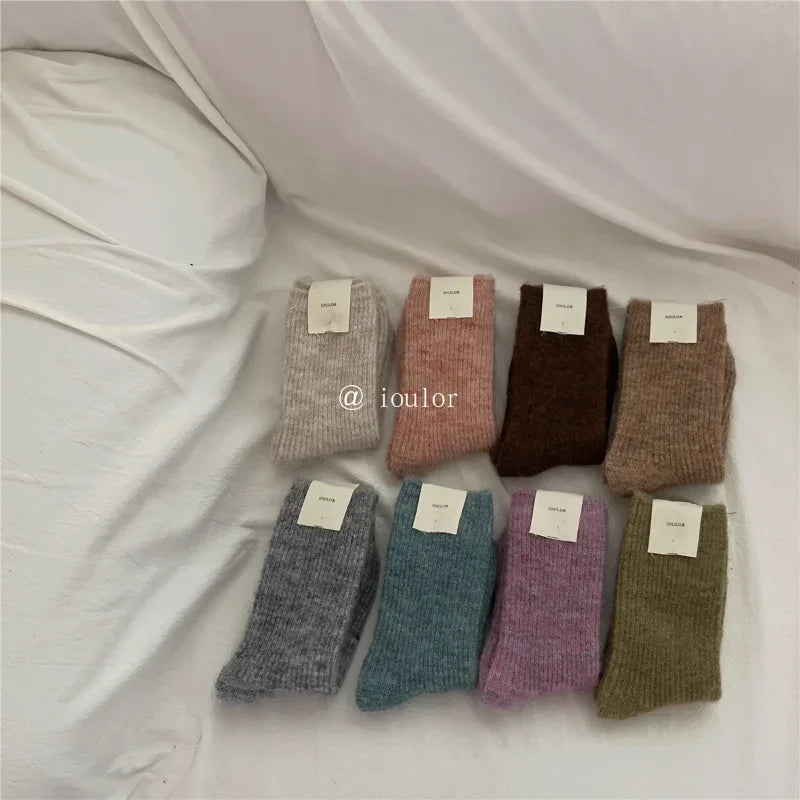 Warm Long Wool Cashmere Thermal Socks for Women | Cozy Comfort
