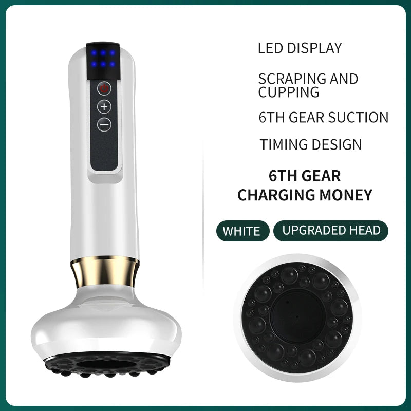 Tricolor Electric Gua Sha Massager | Slimming Infrared Therapy
